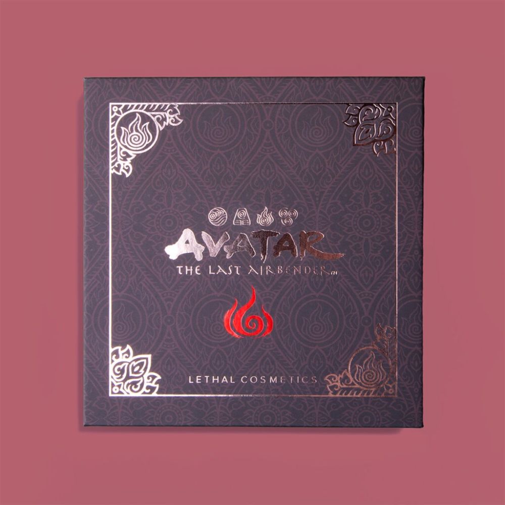 Lethal Cosmetics - Avatar the Last Airbender Fire Eyeshadow palette - Multicolours
